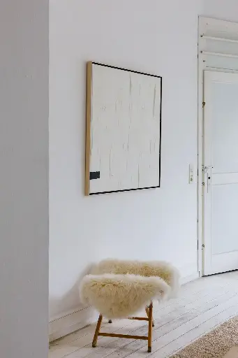 [103 x 103 cm] Cotton Cream - Silence